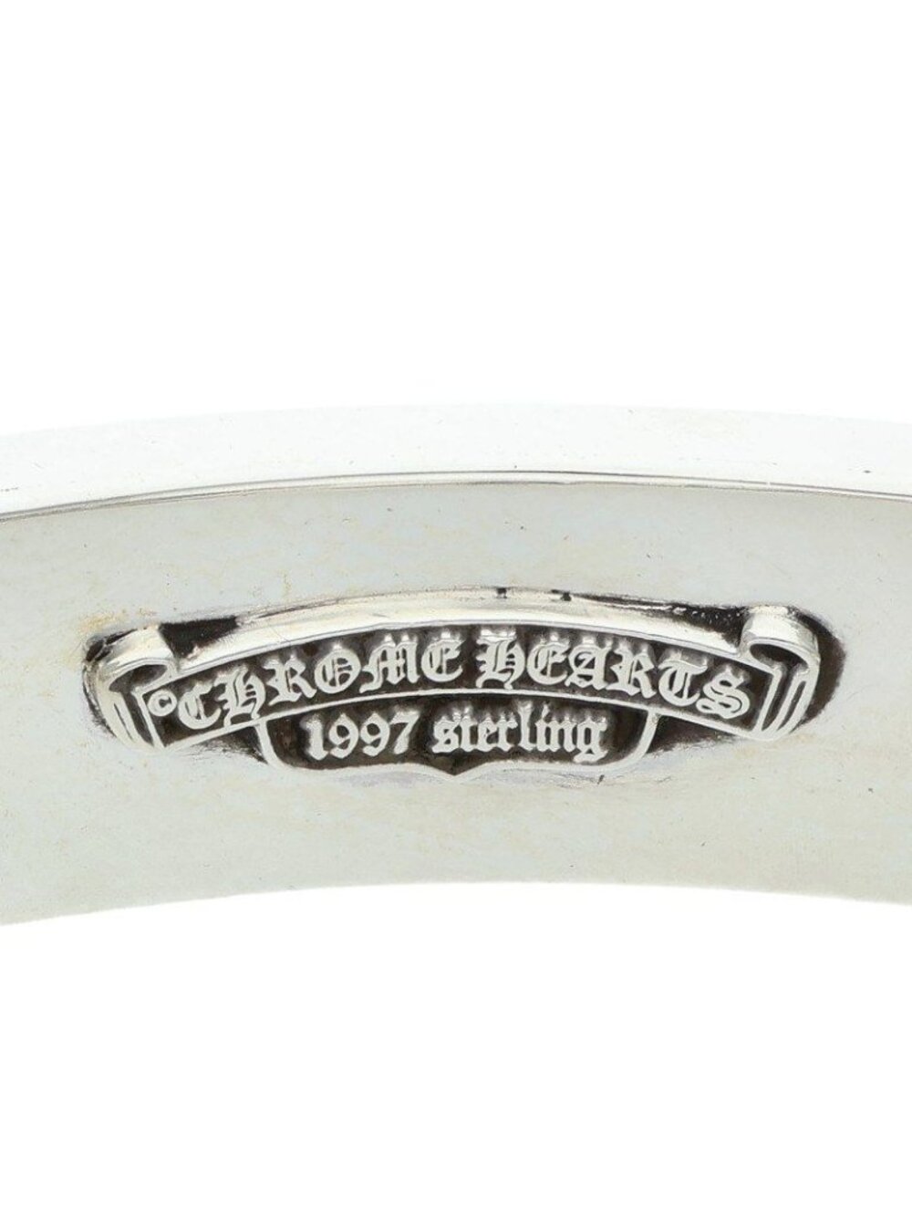 Chrome Hearts ID Floral Crs ID Fancy Silver Bracelet View 2